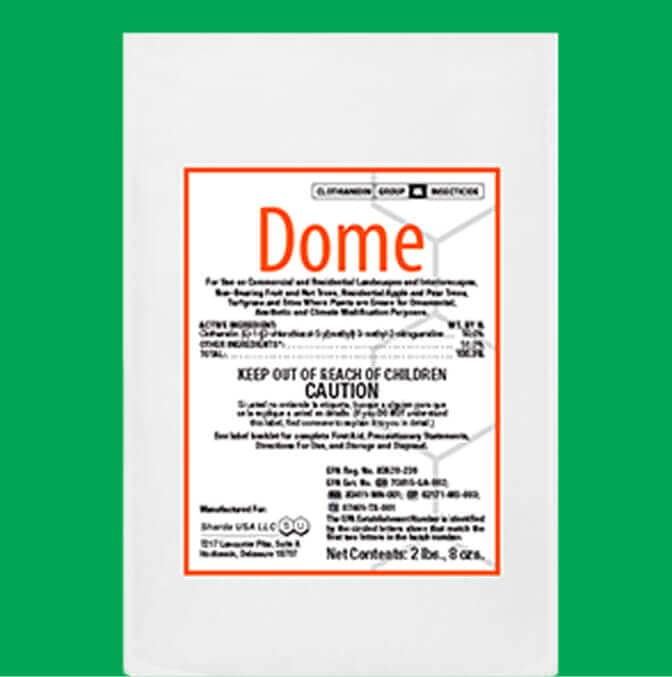 Dome insecticide product label