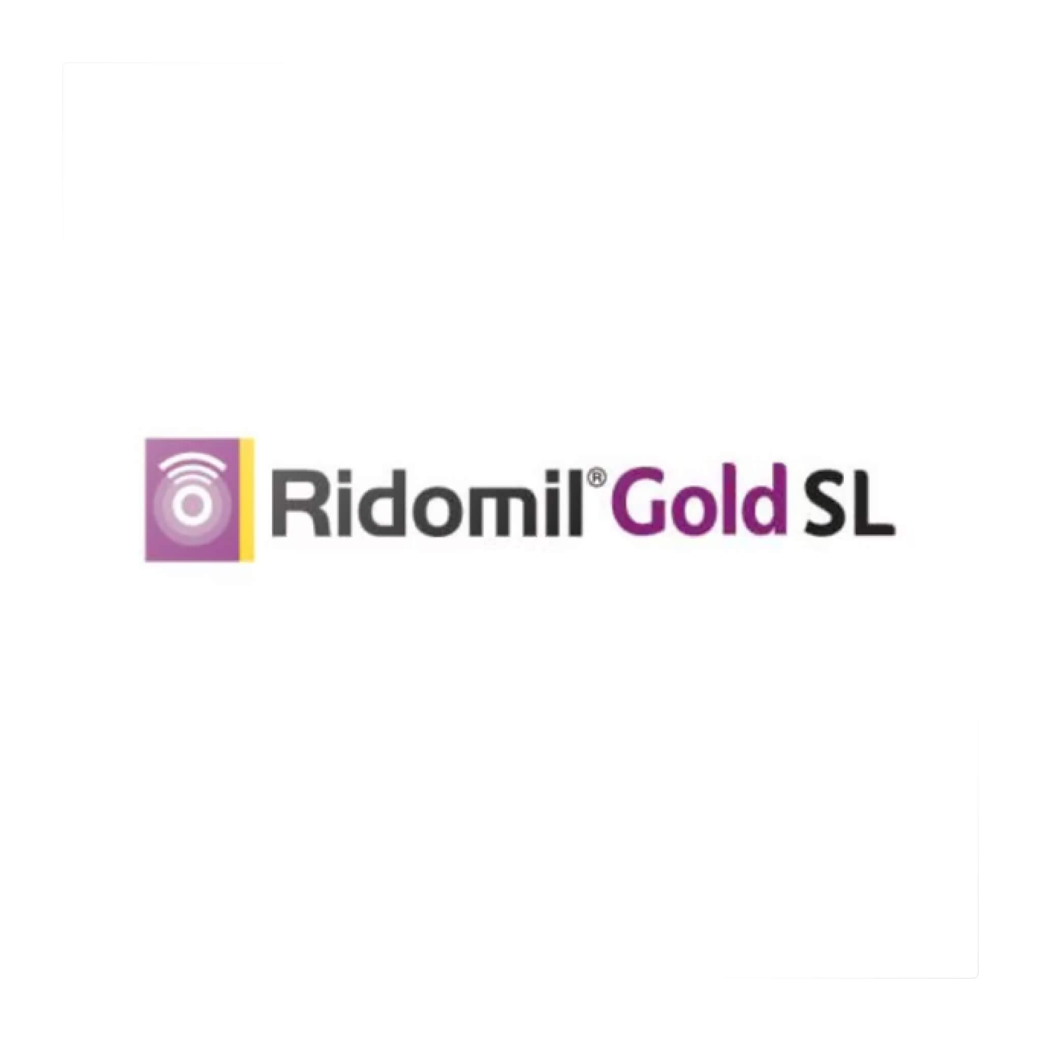 Ridomil Gold SL branding