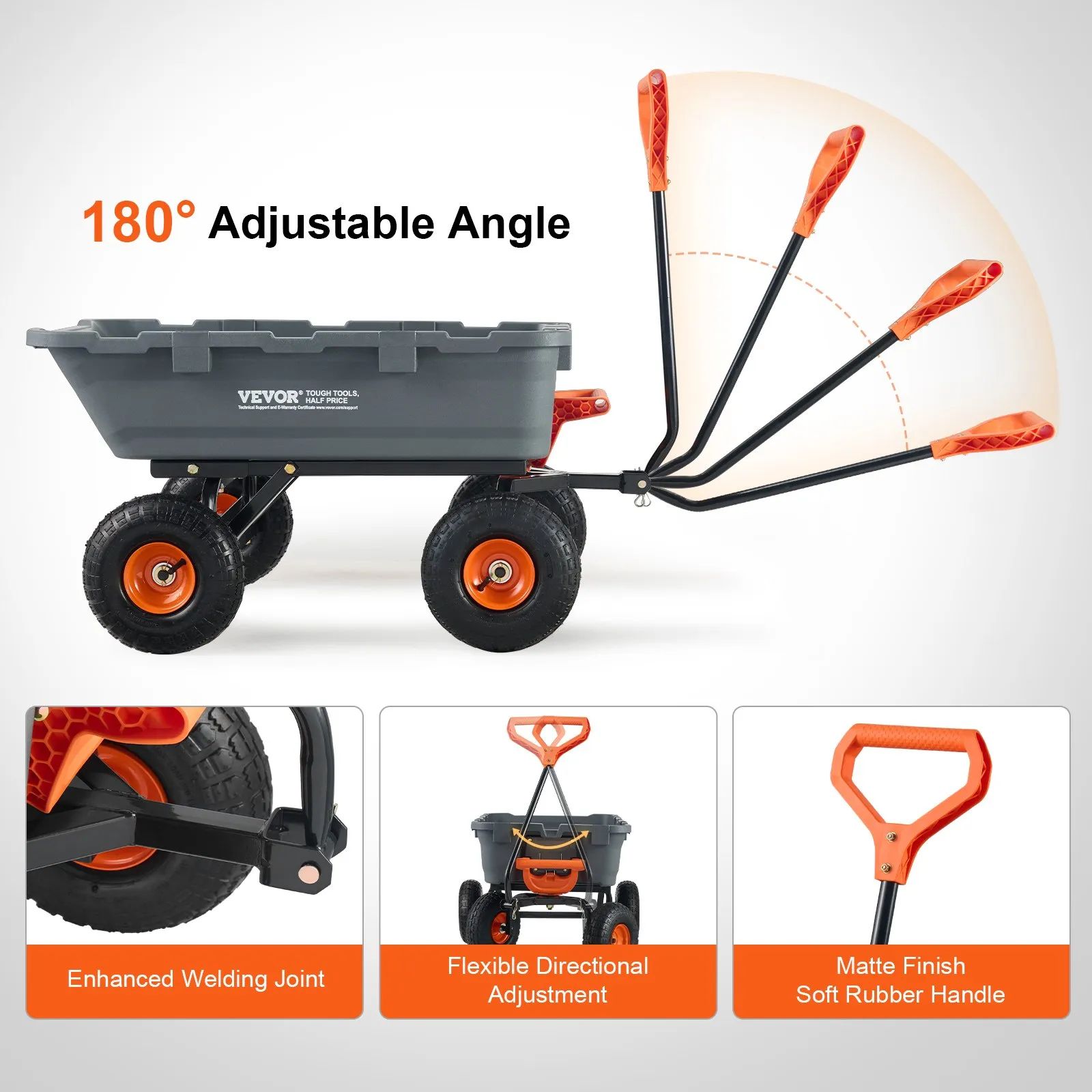 Vevor Garden Cart 800 Lbs - Image 4