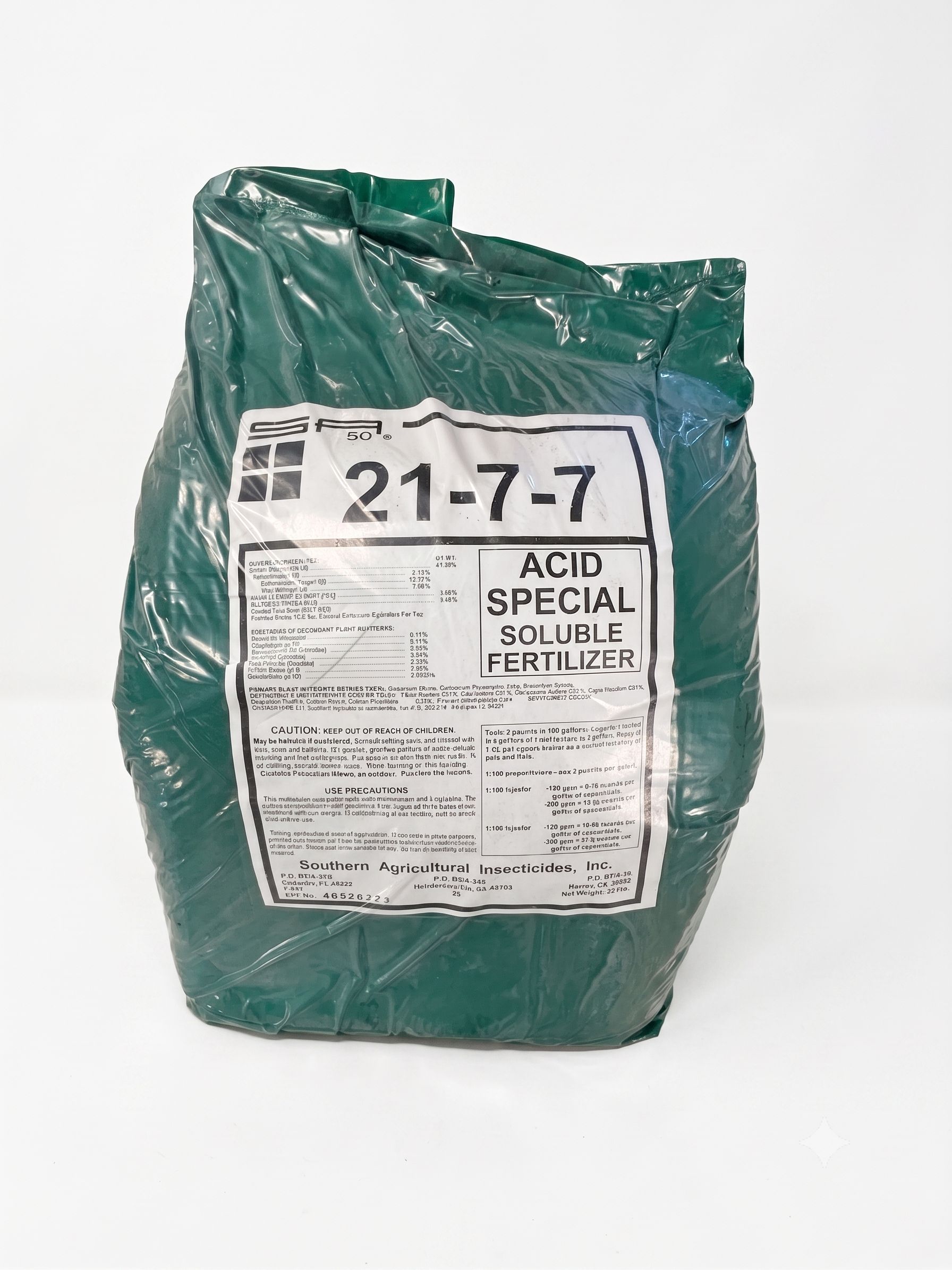 21-7-7 Water Soluble Fertilizer